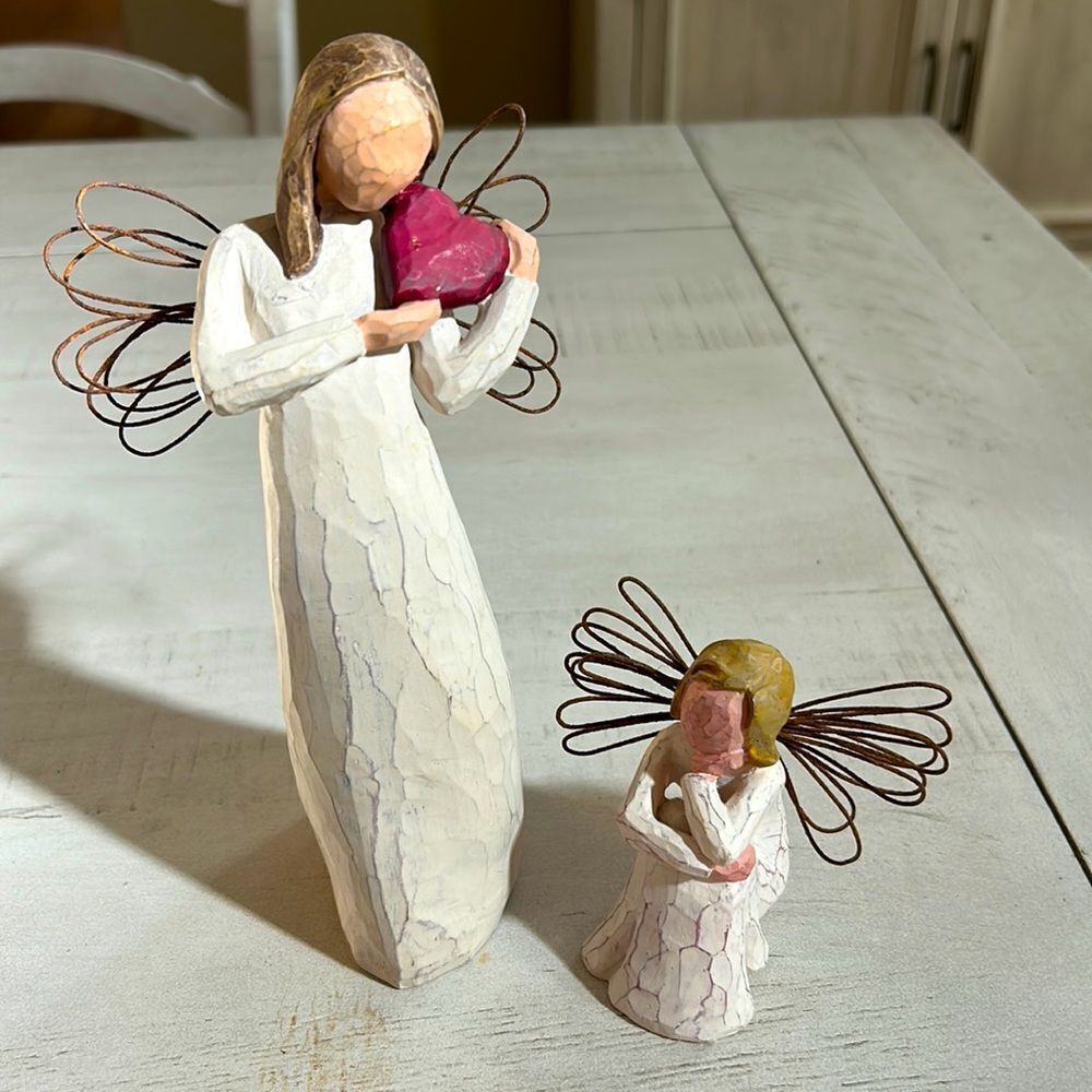 Willow Tree Heart Angels